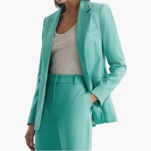 REISS Ember Blazer Spearmint Green Career Size 2